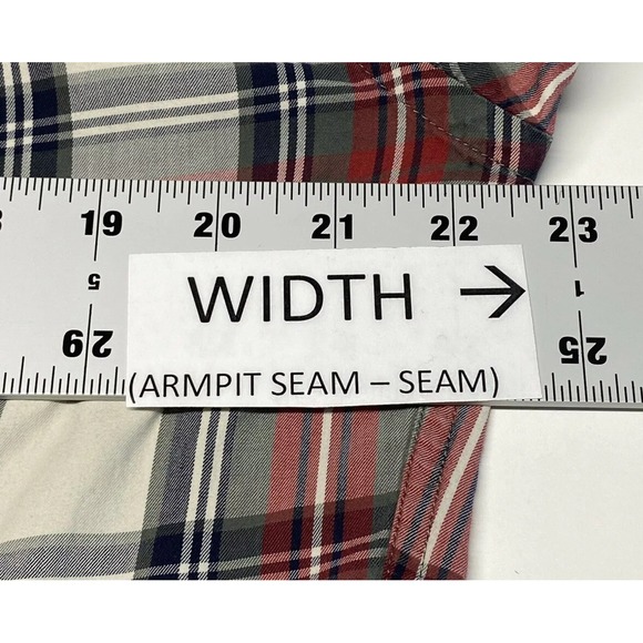 Gap Mens Button Down LS Collared Classic Fit Shirt Medium Multicolor Plaid (2515 - Picture 6 of 6